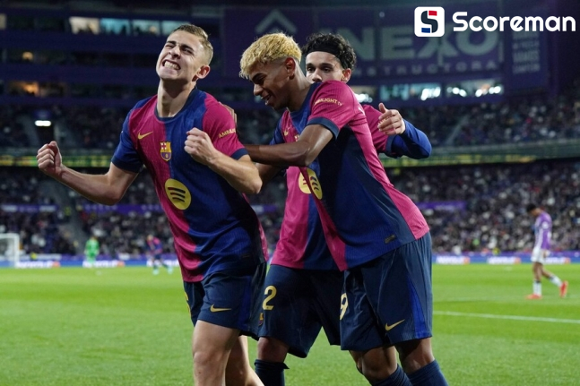 바르셀로나, 바야돌리드에 2-1 역전승…리그 우승 코앞이다!